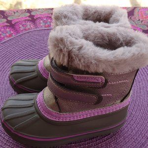 London Fog Velcro Boots 8T